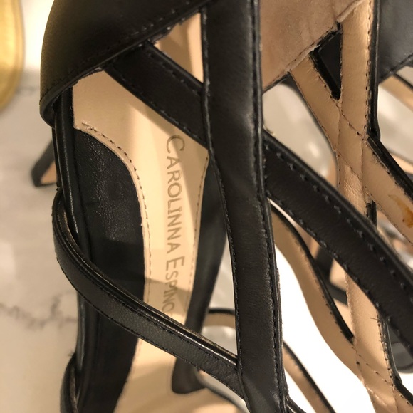 Carolinna Espinosa Strappy Heels 9.5 New - Picture 4 of 5